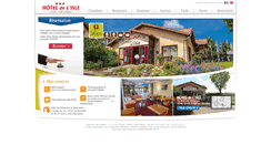 Desktop Screenshot of hoteldelisle.fr